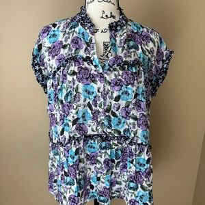 Women's Tunic/Blouse-Jane and Delancey-Size Large